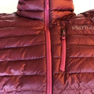 Marmot Maroon Puffer Jacket